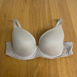 Aerie 40C Real Sunnie Bra Demi Pushup Cup in nude